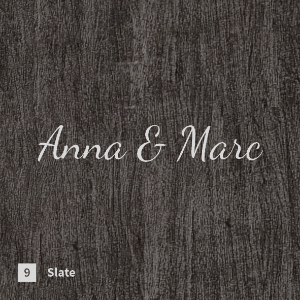 Font and color values for special cover sample set