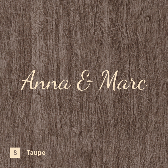 Font and color values for special cover sample set