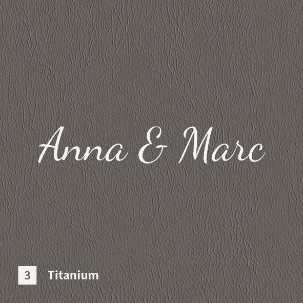 Font and color values for special cover sample set