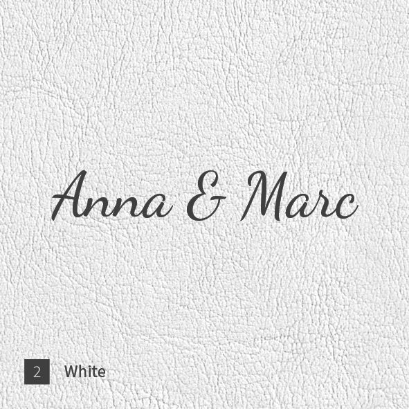 Font and color values for special cover sample set
