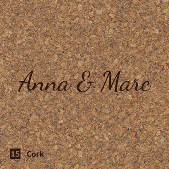 Font and color values for special cover sample set